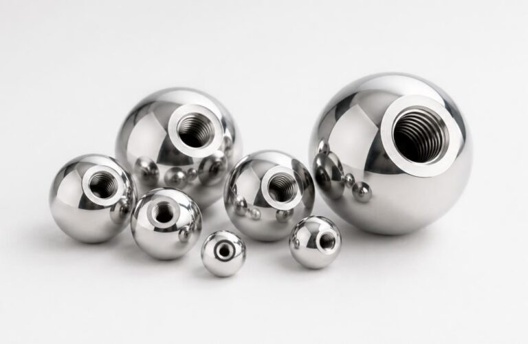 Steel Ball with Threaded Hole | Custom Threaded Balls | SDBALLS