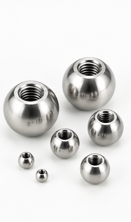 Threaded Rod Ball Steel Ball with Threaded Hole | Custom Threaded Balls | SDBALLS