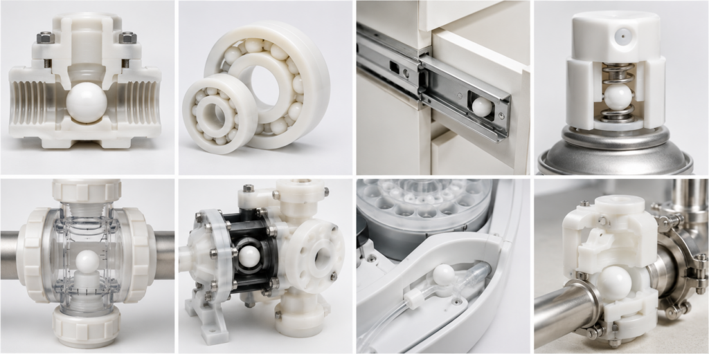 Delrin POM Balls - Acetal Plastic Balls for Low-Friction Valves, Bearings and Sliding Components 1 image3 11