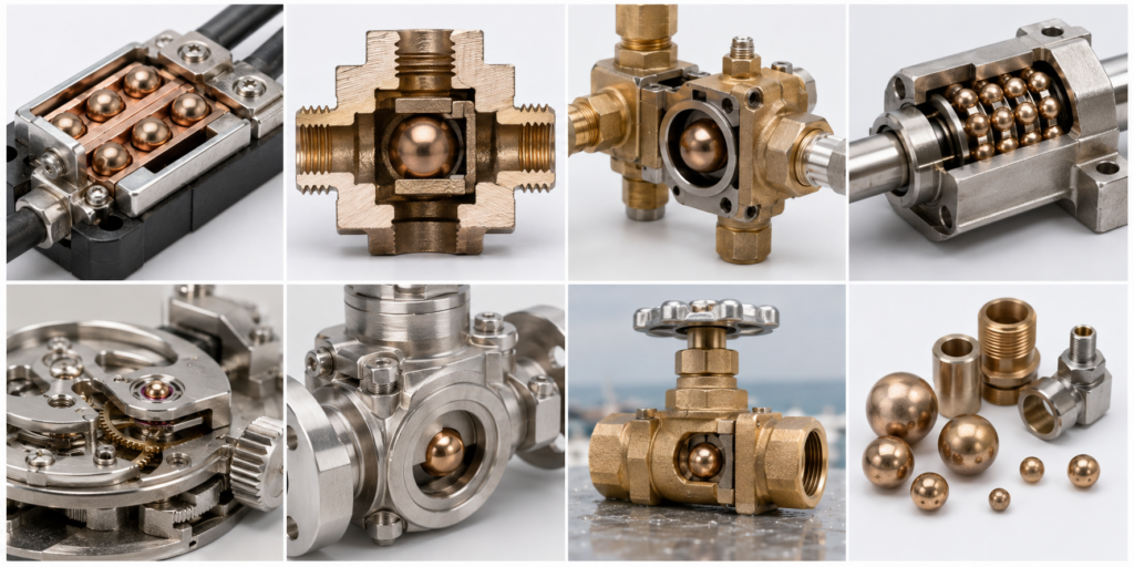 Phosphor Bronze Balls - CuSn5, CuSn6 & CuSn8 Precision Bronze Alloy Balls 1 image4 4